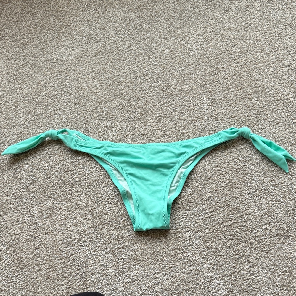 Victoria's Secret Mint Bikini Bottom with Tie Sides